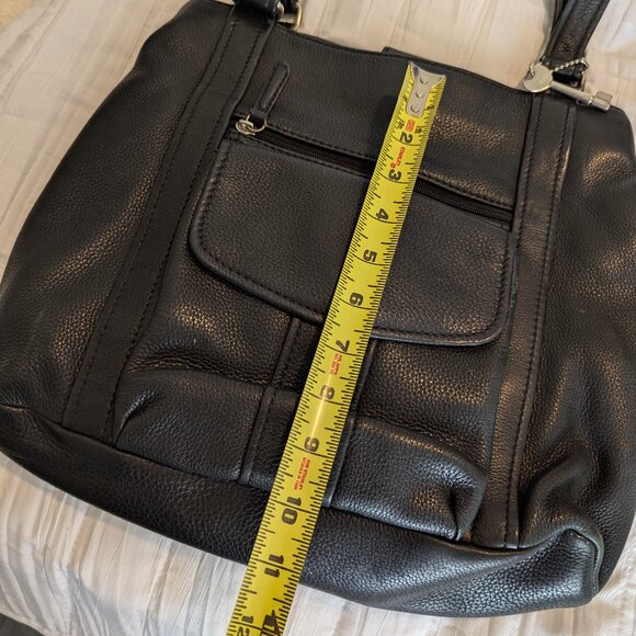 FOSSIL Leather Shoulder bag comes with original Key with Attach Outside Wallet - Picture 9 of 12